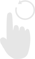 1-finger Swipe in Counterclockwise Circle