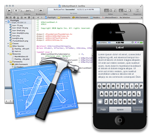 development Xcode window