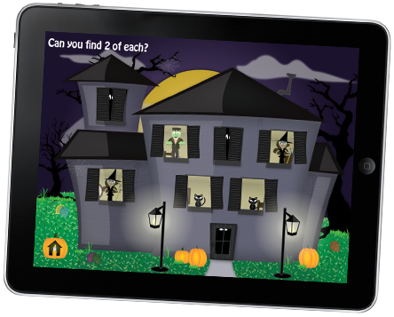 spooky screenshot 1 - haunted house matching game