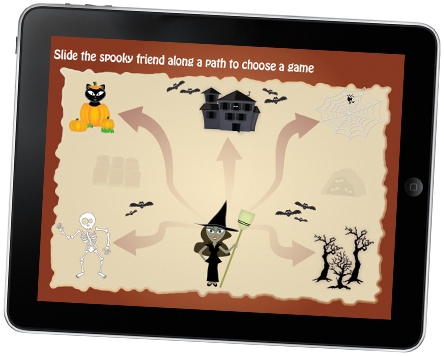 spooky screenshot 2 - choose a game screen